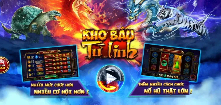 Chinh Phục Siêu Phẩm Nổ Hũ Kho Báu Tứ Linh Tại Go88 Cực Hấp Dẫn