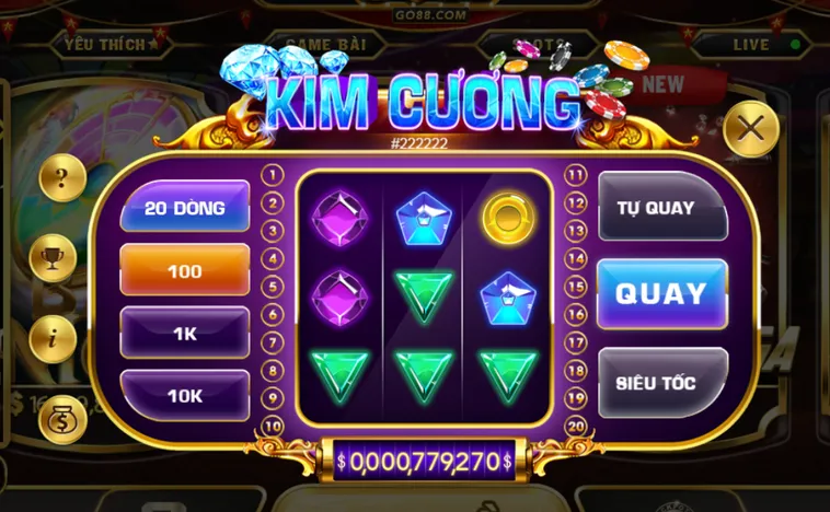 Khám Phá Thế Giới Minigame Kim Cương Tại Go88 Với Những Vòng Quay May Mắn Đỉnh Cao
