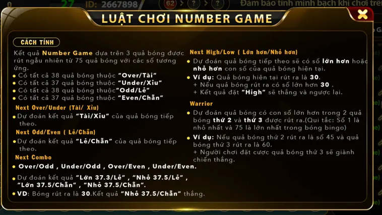 Number Game Tại Go88 Sân Chơi Cá Cược Số Đỉnh Cao Với Tỷ Lệ Thắng Lớn