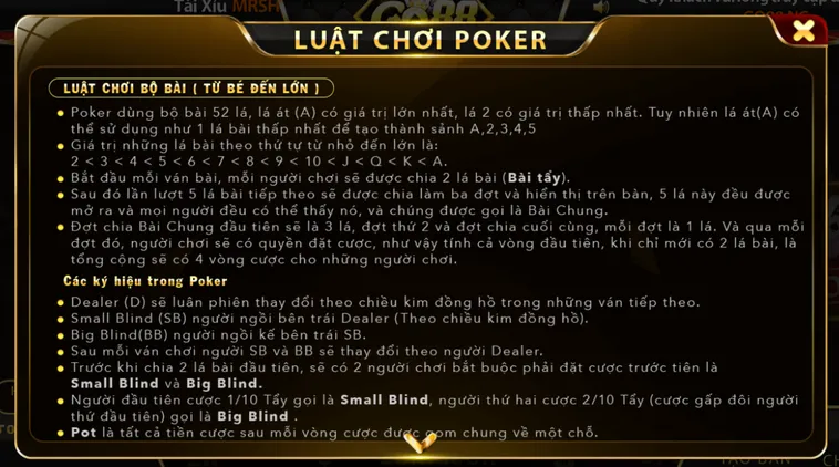Poker Tại Go88 Cơ Hội Nhận Quà Khủng Và Tài Lộc Vàng Ròng Mỗi Ngày