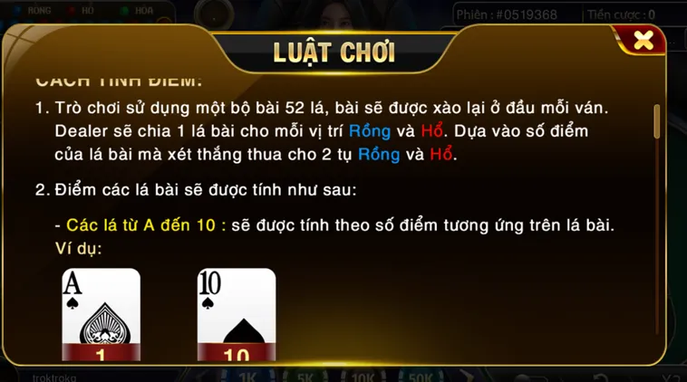 Rồng Hổ Tại Go88 Siêu Phẩm Bài Cược Đẳng Cấp Với Tỷ Lệ Ăn Thưởng Hấp Dẫn
