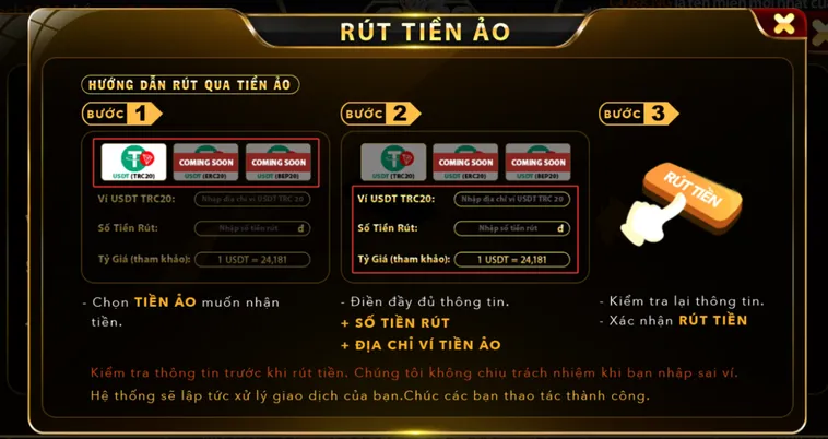 Hướng Dẫn Quy Trình Rút Tiền Go88 Siêu Tốc Và An Toàn Nhất Hiện Nay