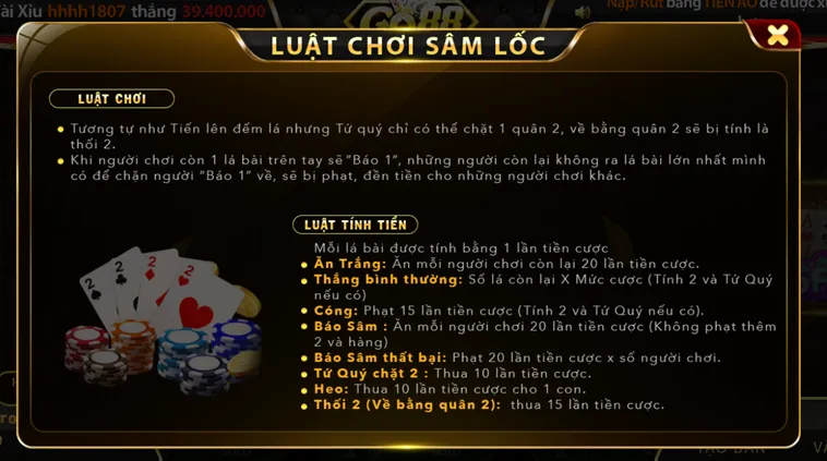 Sâm Lốc Tại Go88 Cơ Hội Làm Giàu Cực Khủng Cho Mọi Game Thủ Chuyên Nghiệp