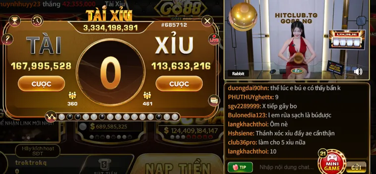 Khám Phá Không Gian Tài Xỉu Livestream Tại Go88 Với Trải Nghiệm Đẳng Cấp Đỉnh Cao
