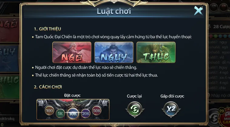 Khám Phá Thế Giới Minigame Tam Quốc Đại Chiến Tại Go88 Với Trận Đồ Siêu Khủng