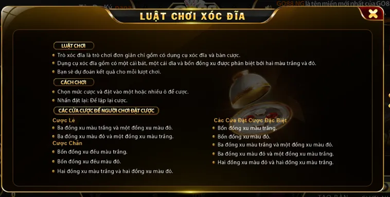 Casino Xóc Đĩa Tại Go88 Sảnh Cược Truyền Thống Đỉnh Cao Với Công Nghệ Hiện Đại